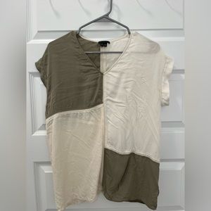 3-Toned Theory Blouse Size Small